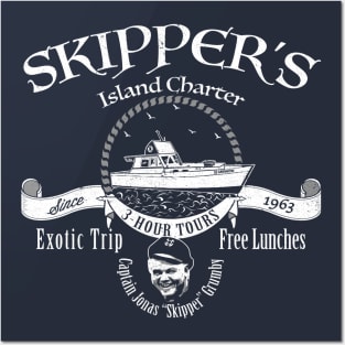 Skipper's Island Charter 3 Hour Tour Posters and Art